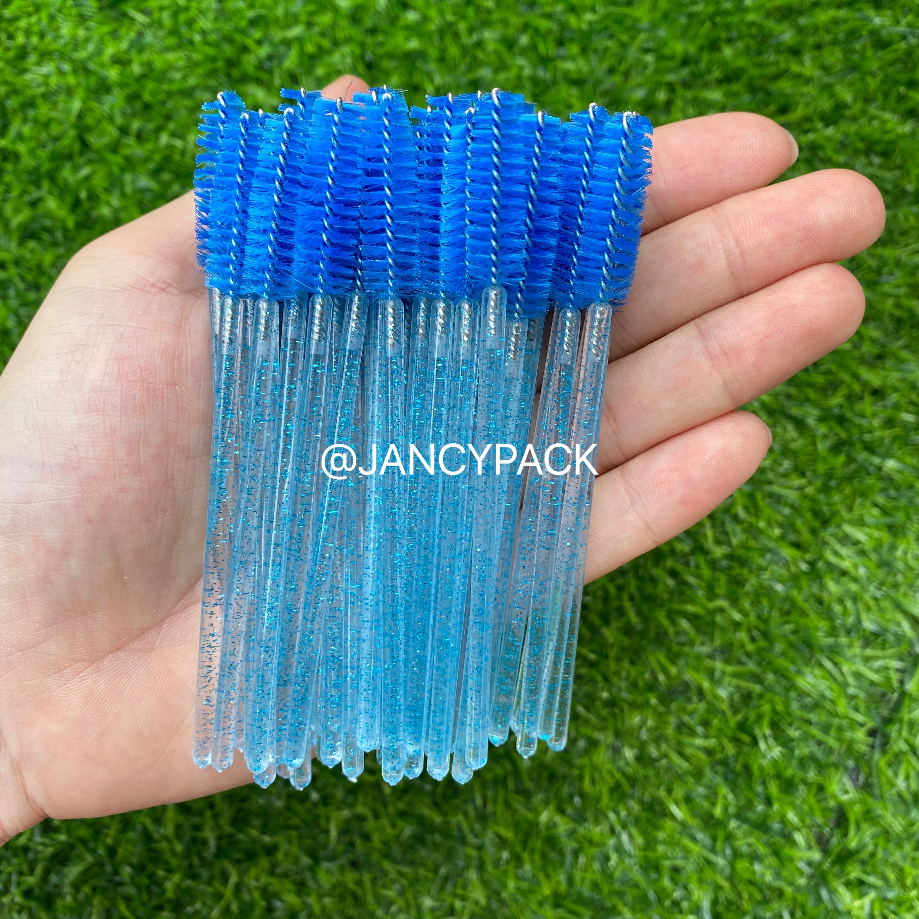 Refill Eyelash Extension - 50 Pcs/Pack Crystal Eyelash Makeup Brush