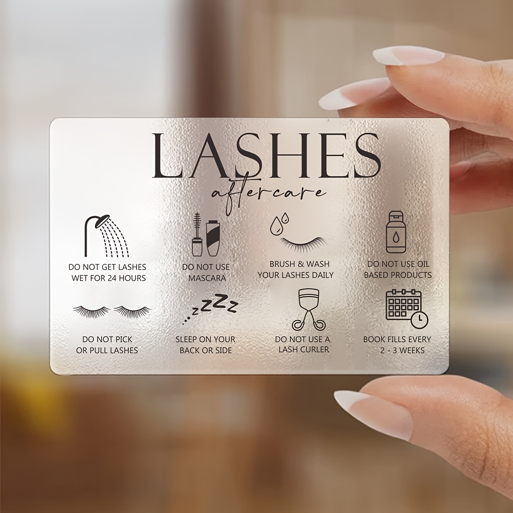 50pcs transparent plastic eyel - Eyelash Extension Aftercare reseña y precio