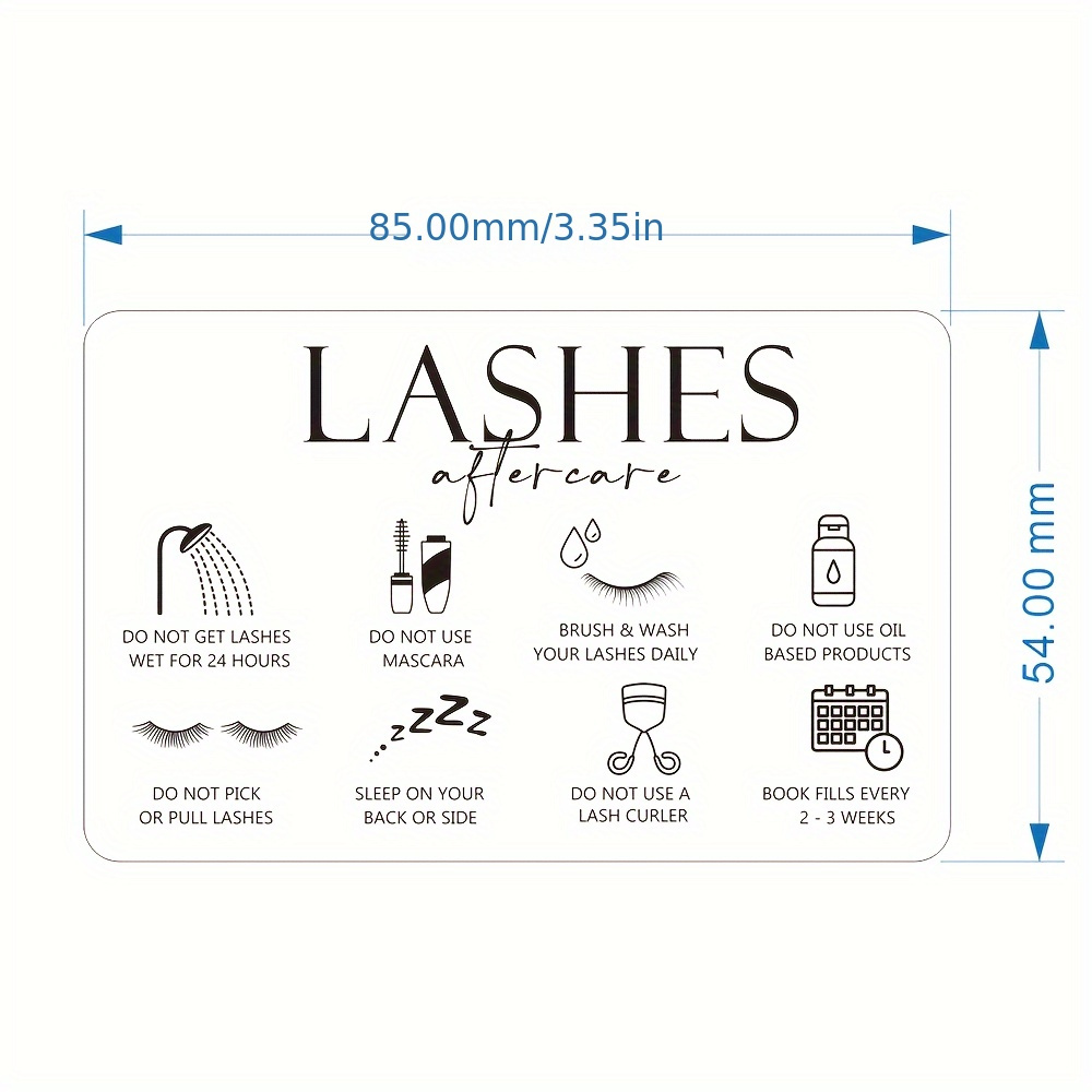 50pcs transparent plastic eyel - Eyelash Extension Aftercare reseña y precio