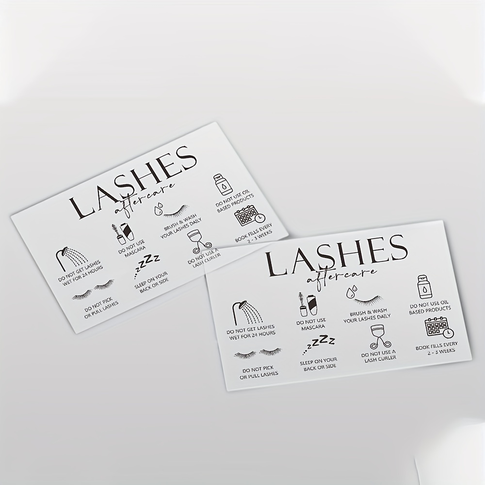50pcs transparent plastic eyel - Eyelash Extension Aftercare reseña y precio