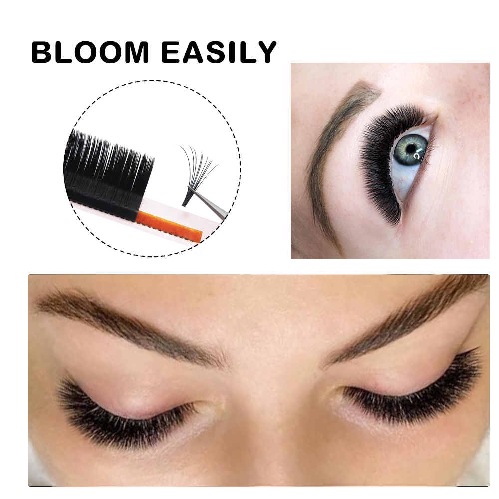 MASSCAKU Easy Fanning Volume M - Eyelash Extension Human Hair reseña y precio