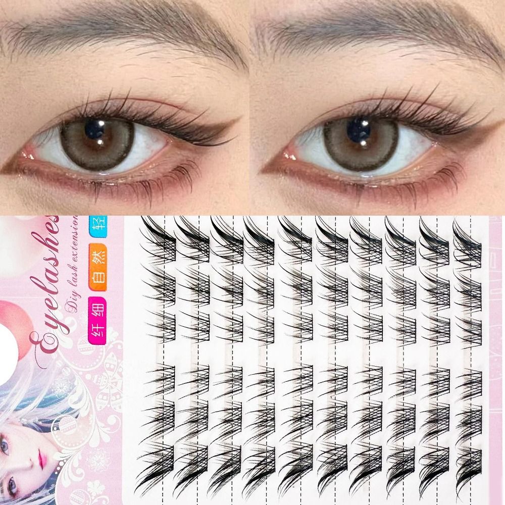 3D Cat Eye Clusters Lashes Nat - Eyelash Extension Cat Eye Wispy reseña y precio