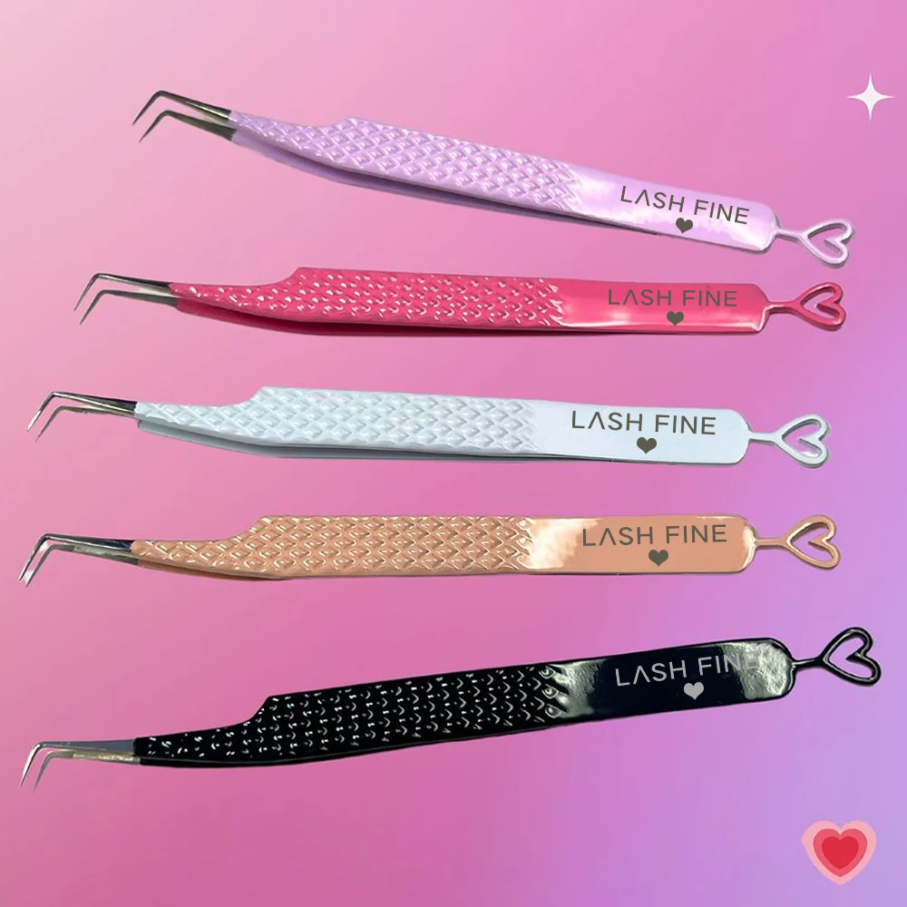 Heart-Shaped Eyelash Extension - Lash Extension Tweezers reseña y precio