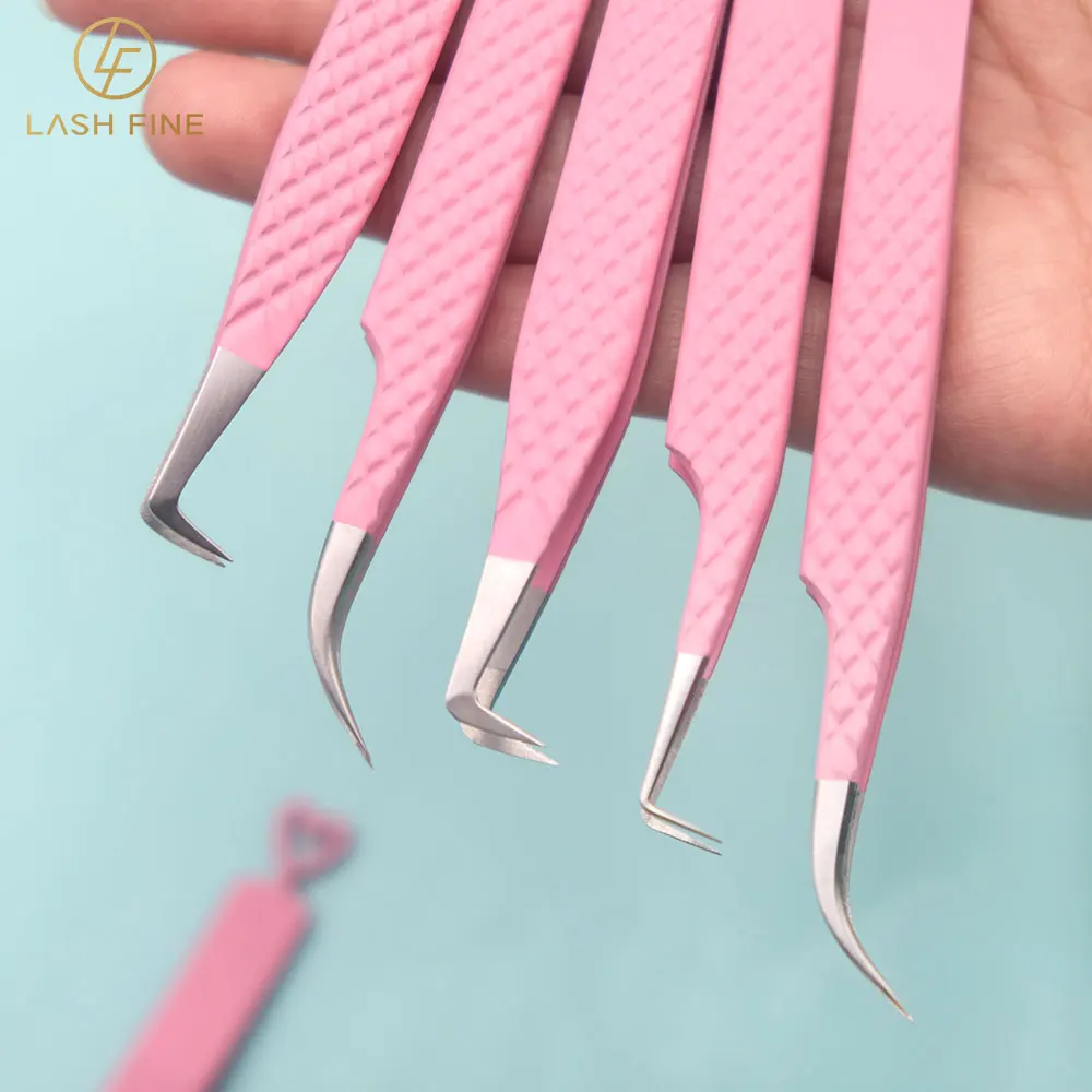 Heart-Shaped Eyelash Extension - Lash Extension Tweezers reseña y precio