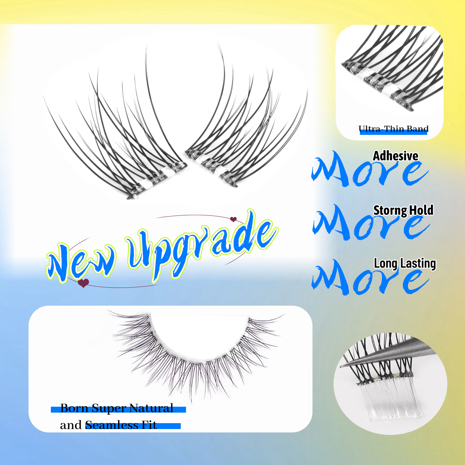 Self-Adhesive Mermaid False Ey - Eyelash Extension Japanese Style reseña y precio