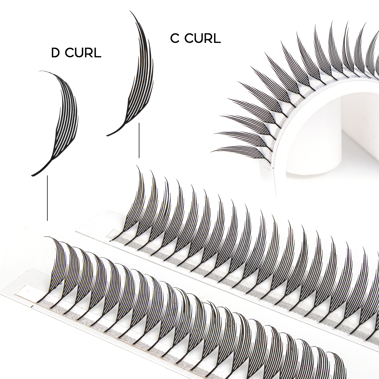 Befer Beauty Anime Lashes 240  - Eyelash Extension Cat Eye reseña y precio