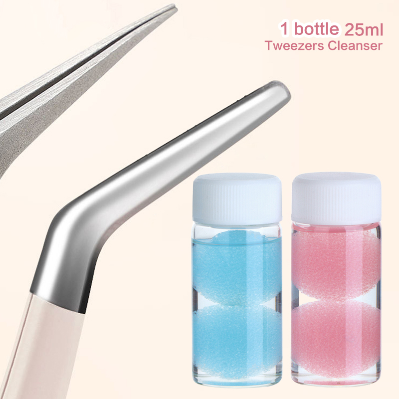 Eyelashes Tweezers Cleaner Las - Eyelash Extension With Glue reseña y precio