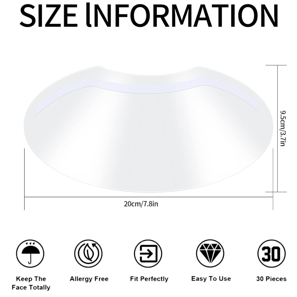 Eyebrow Shower Shield Visors E - Eyelash Extension Aftercare reseña y precio