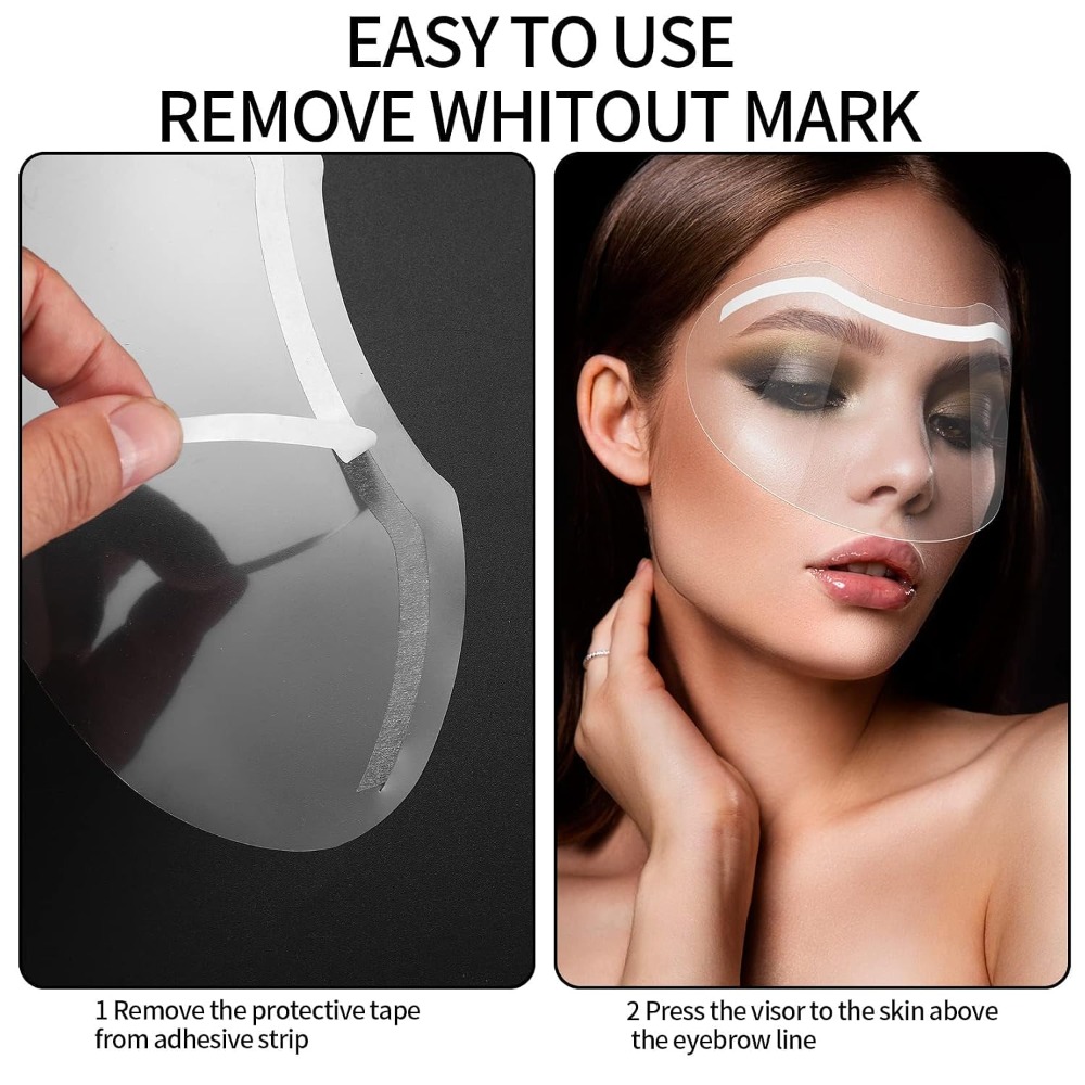 Eyebrow Shower Shield Visors E - Eyelash Extension Aftercare reseña y precio