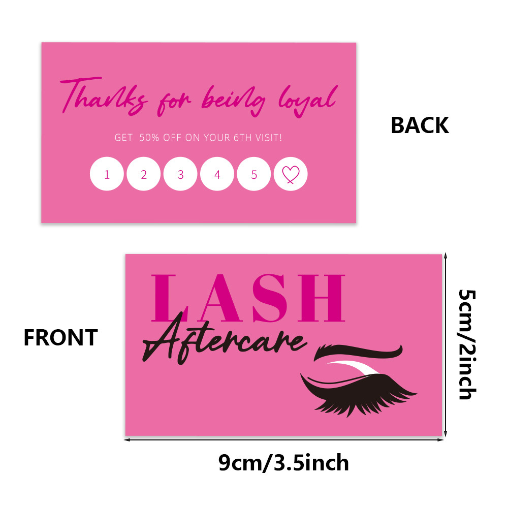 50pcs Shining Eyelash Business - Eyelash Extension Aftercare reseña y precio