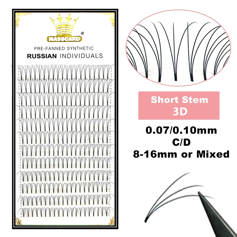 MASSCAKU Premade Russian Volum - Eyelash Extension Human Hair reseña y precio