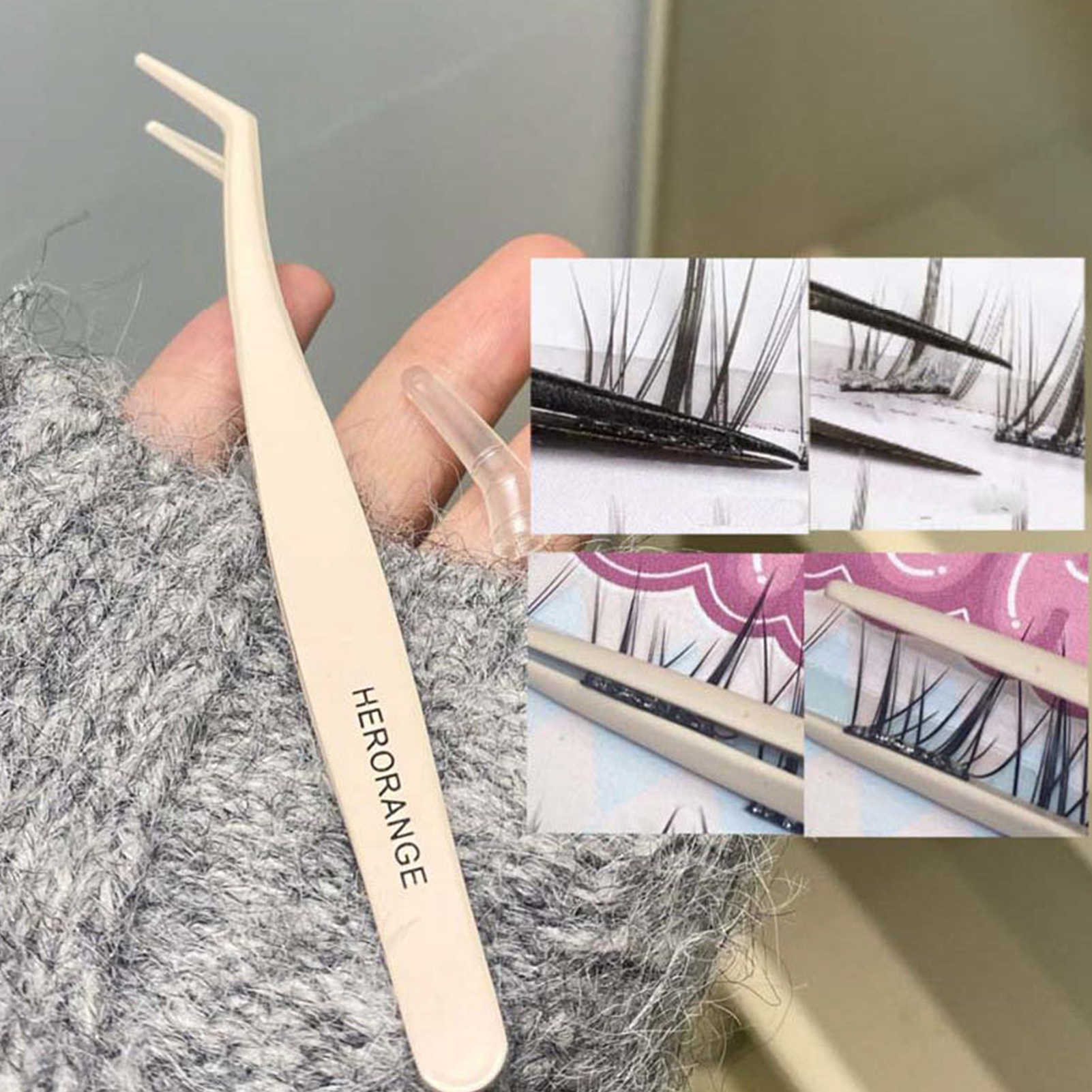 Professional Anti-stick False  - Lash Extension Tweezers reseña y precio