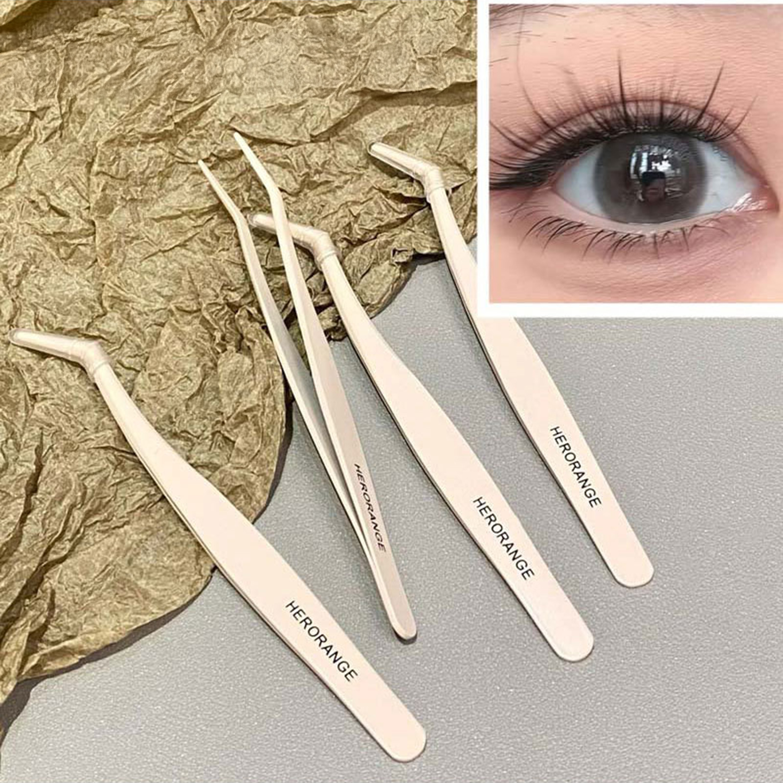 Professional Anti-stick False  - Lash Extension Tweezers reseña y precio