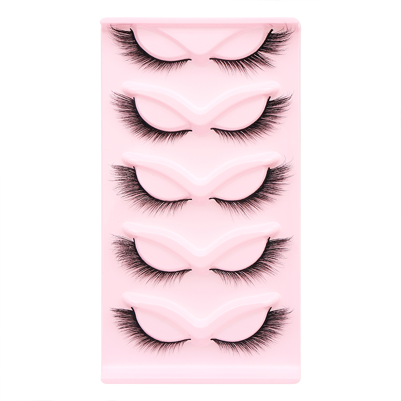 5 Pairs Fluffy False Eyealshes - Eyelash Extension Cat Eye reseña y precio