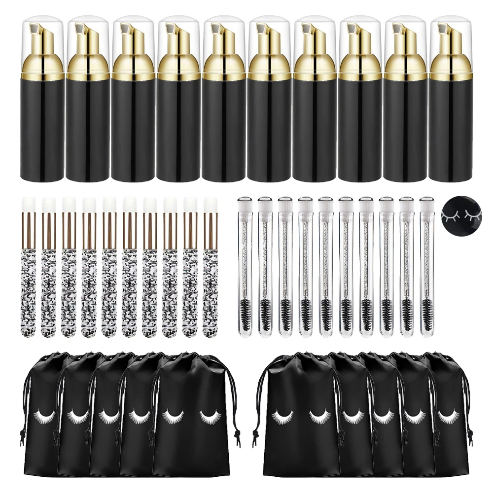 40Pcs Eyelash Cleaning Tool Se - Eyelash Extension Aftercare reseña y precio