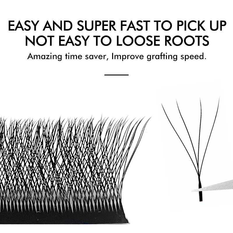 NATUHANA W-Shaped 4D 5D Volume - Eyelash Extension Human Hair reseña y precio