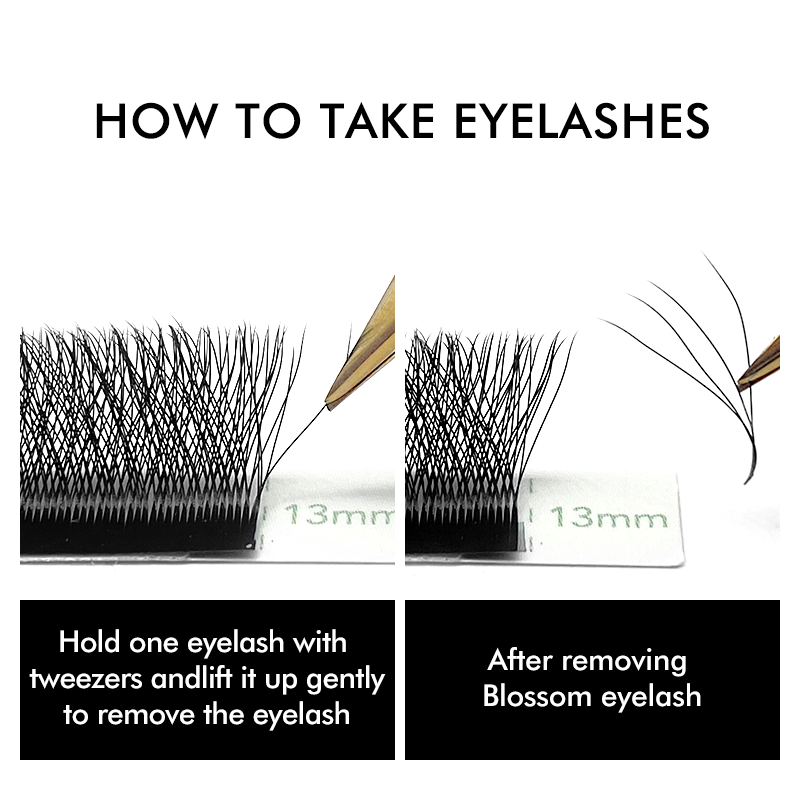 NATUHANA W-Shaped 4D 5D Volume - Eyelash Extension Human Hair reseña y precio