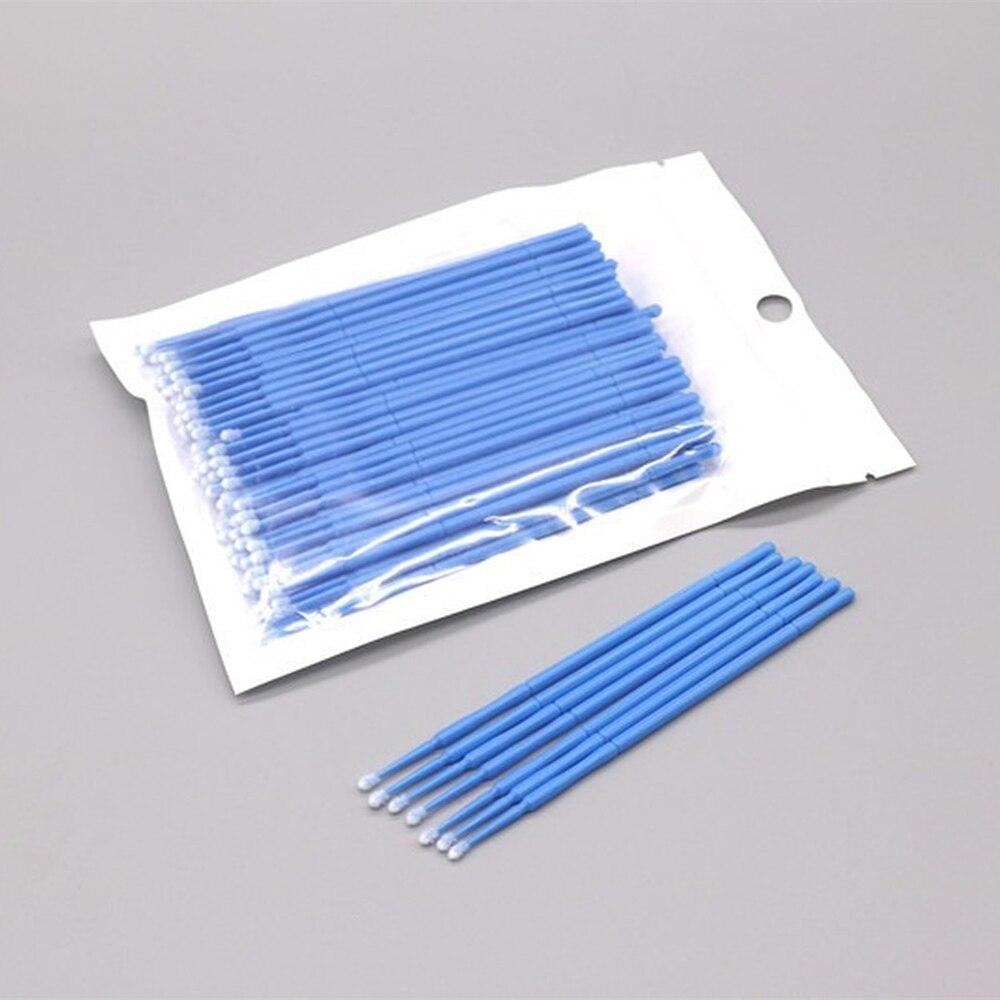 100pcs/lot Micro Brushes Make  - Eyelash Extension With Glue reseña y precio