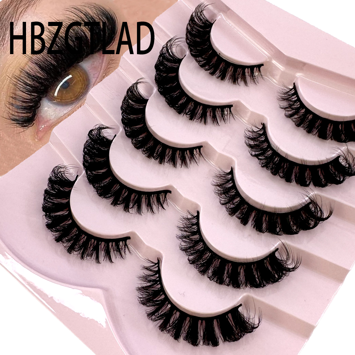 HBZGTLAD 3D natural cat eye fl - Eyelash Extension Cat Eye reseña y precio