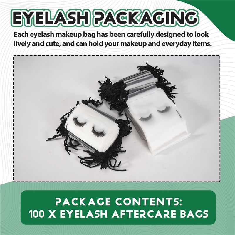 SHGO-100Pcs Lash Bags For Clie - Eyelash Extension Aftercare reseña y precio