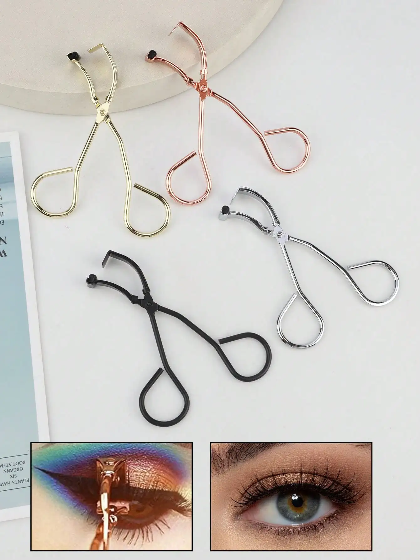 RANCAI 1/2 Pc Mini Eyelash Cur - Refill Eyelash Extension reseña y precio