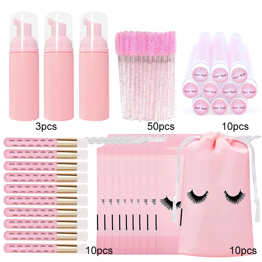 83PCS Lash Shampoo Bottles Bru - Eyelash Extension Aftercare reseña y precio