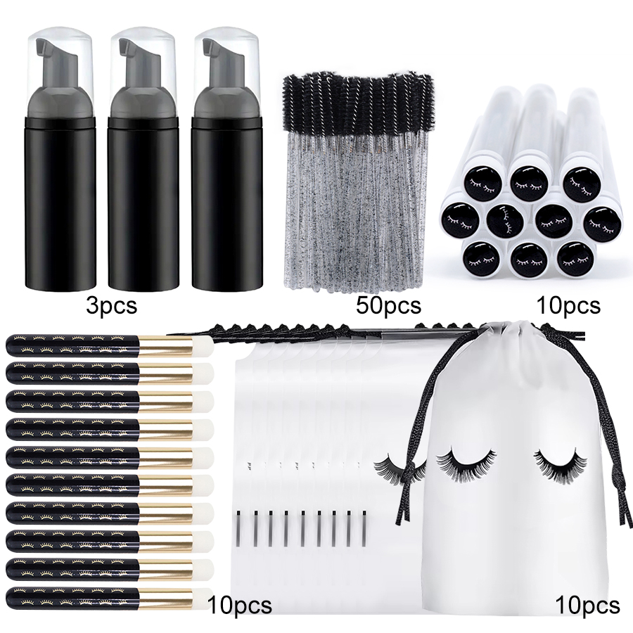 83PCS Lash Shampoo Bottles Bru - Eyelash Extension Aftercare reseña y precio