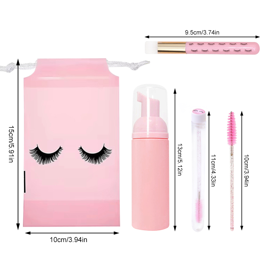 83PCS Lash Shampoo Bottles Bru - Eyelash Extension Aftercare reseña y precio
