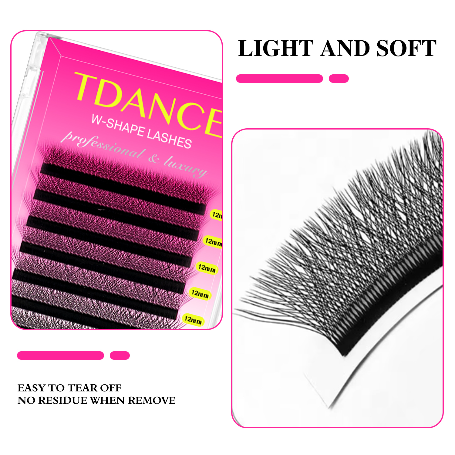 TDANCE 3D 4D 5D 6D Premade Fan - Eyelash Extension Human Hair reseña y precio