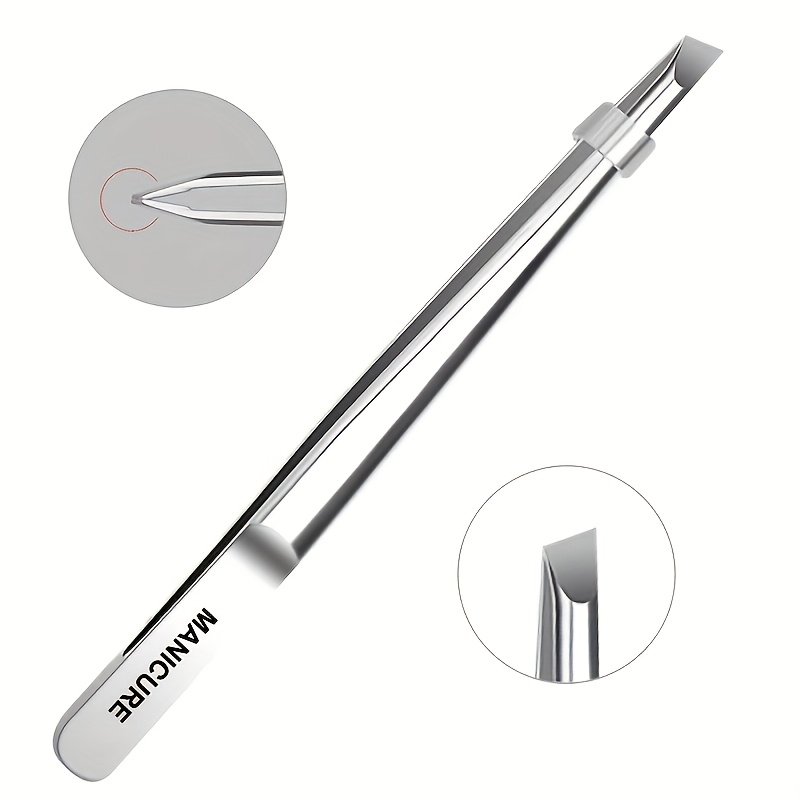 Stainless Steel Slant Tweezers - Lash Extension Tweezers reseña y precio