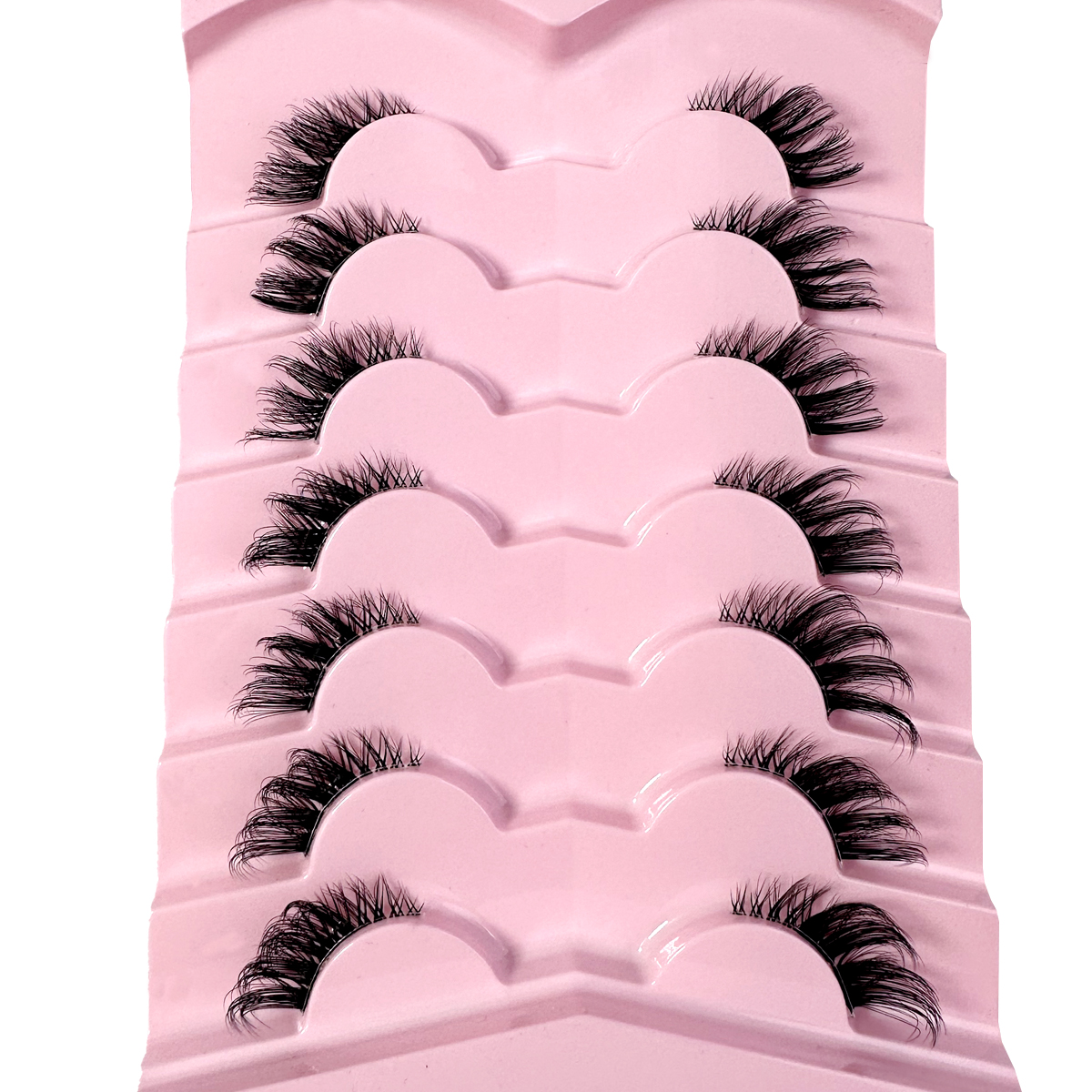 7Pairs Half Eye Lashes Natural - Eyelash Extension Cat Eye Wispy reseña y precio