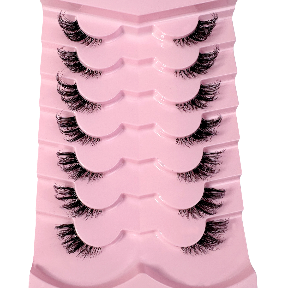 7Pairs Half Eye Lashes Natural - Eyelash Extension Cat Eye Wispy reseña y precio