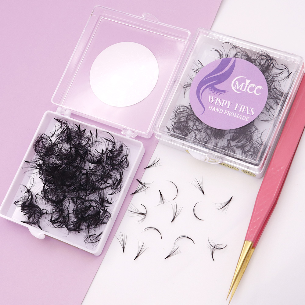 Cmicc 5D/7D Pointy Base Wispy  - Eyelash Extension Human Hair reseña y precio