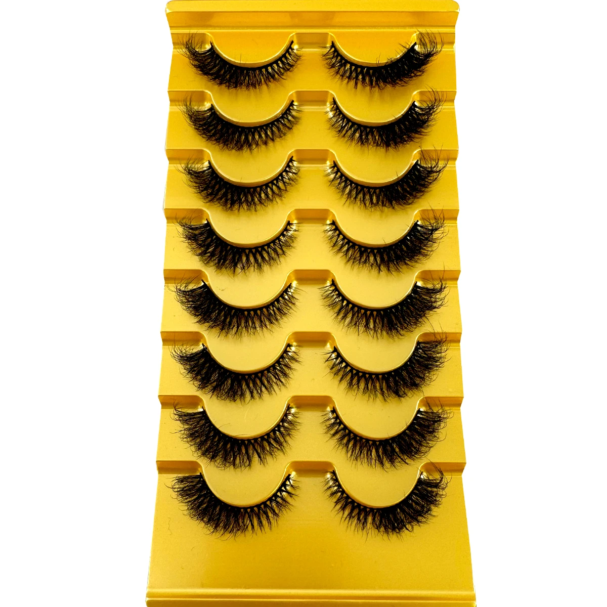 HBZGTLAD New 8 pairs of cat ey - Eyelash Extension Cat Eye Wispy reseña y precio