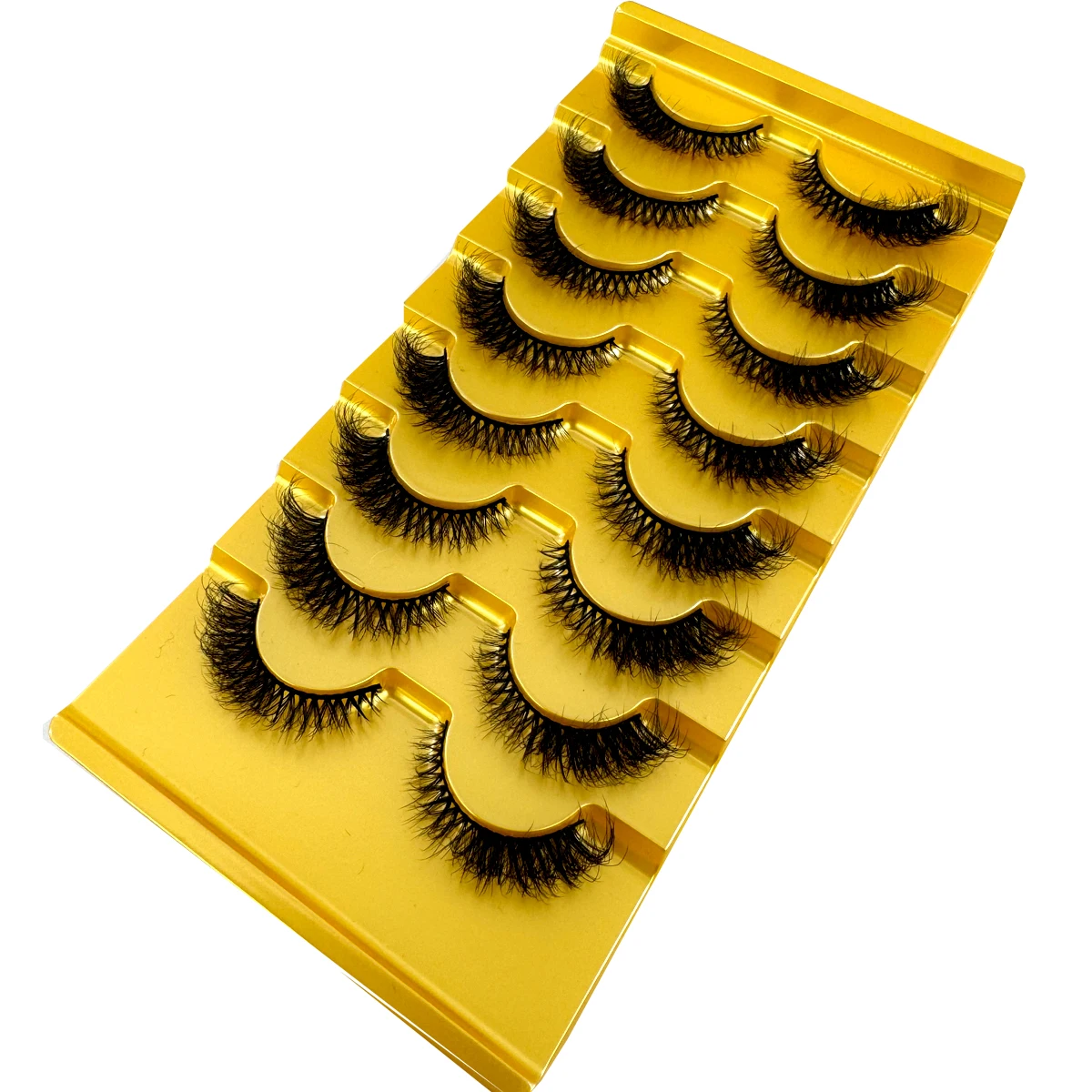 HBZGTLAD New 8 pairs of cat ey - Eyelash Extension Cat Eye Wispy reseña y precio