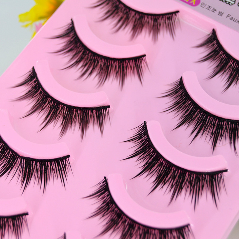 5 Pairs Long Thick Natural Jap - Eyelash Extension Japanese Style reseña y precio