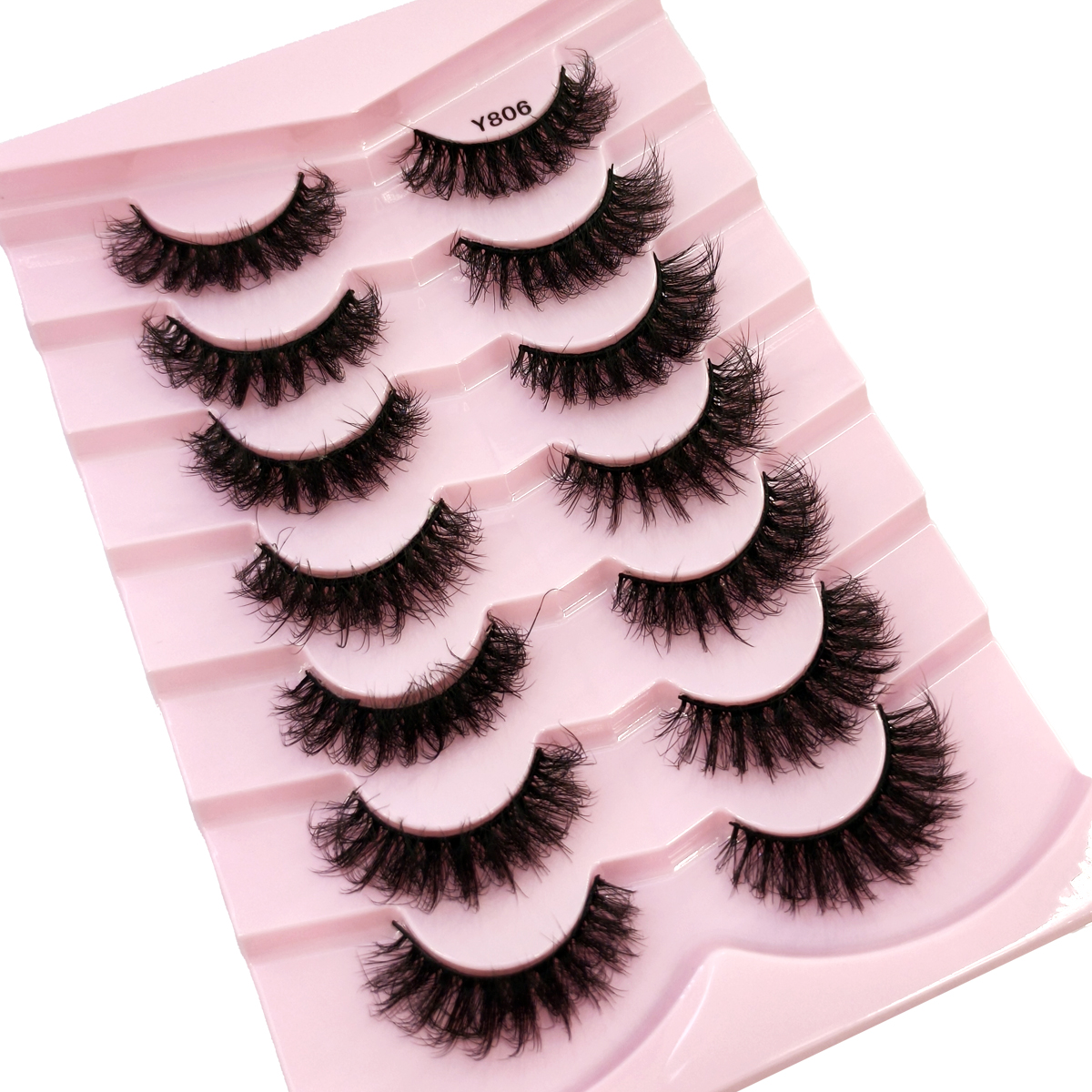 HBZGTLAD Fluffy Wispy Lashes N - Eyelash Extension Cat Eye Wispy reseña y precio