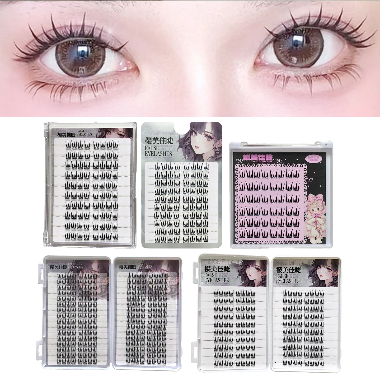 New Doll False Eyelashes V-Sha - Eyelash Extension Doll Eye reseña y precio