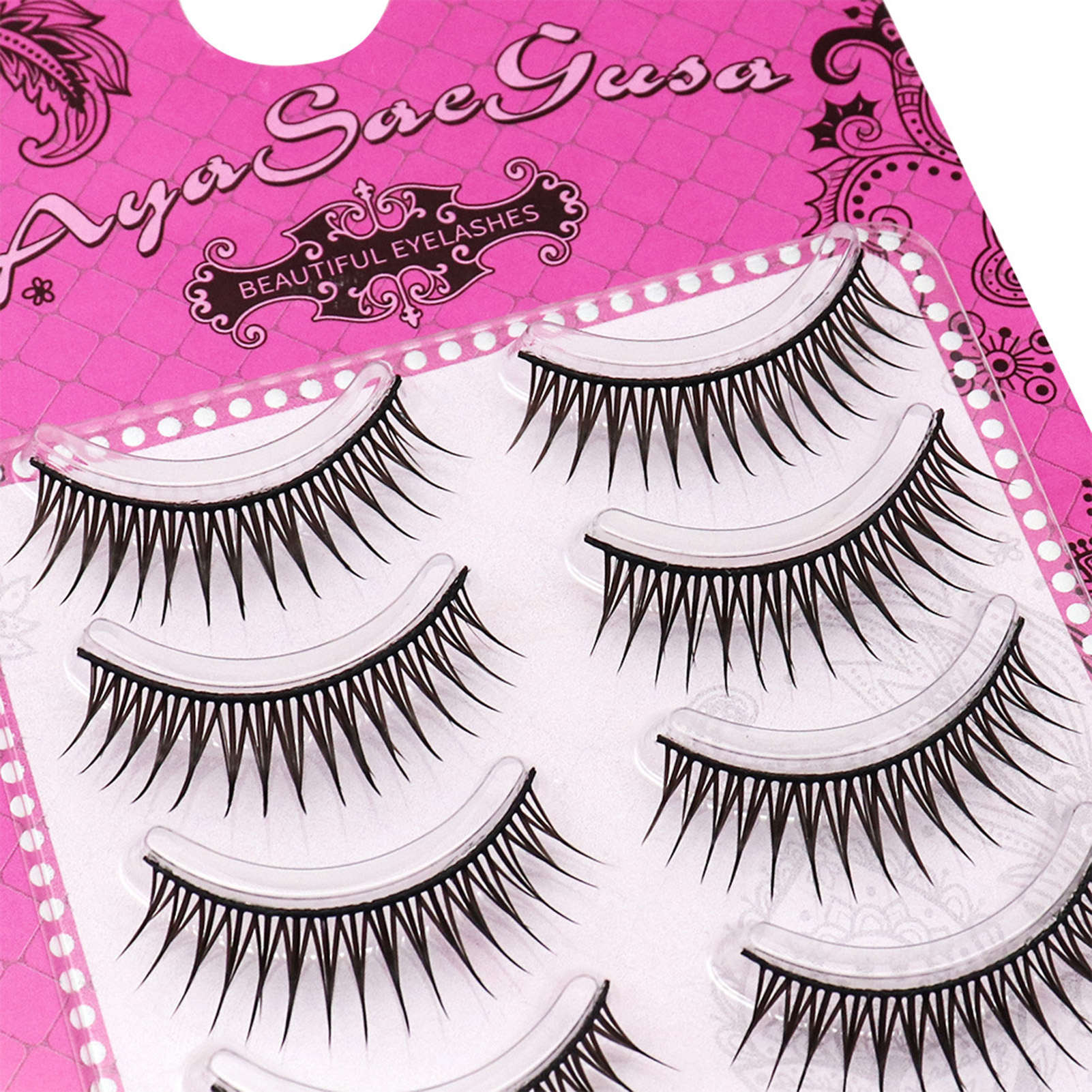 5 Pair One-Piece False Eyelash - Eyelash Extension Doll Eye reseña y precio