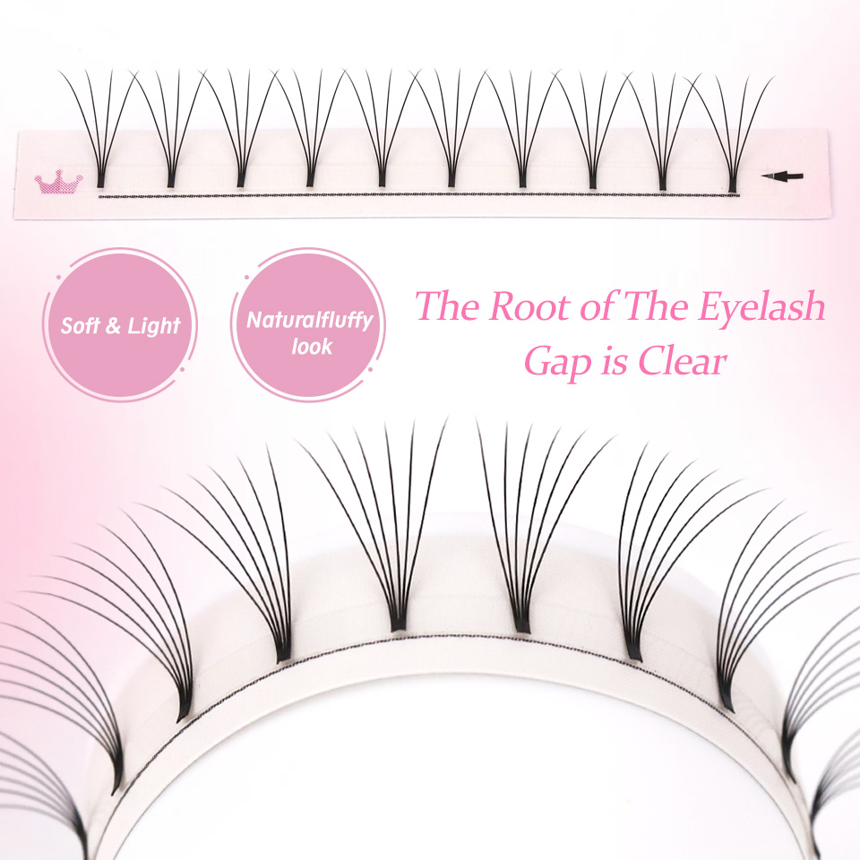 AGUUD Soft Natural Premade Vol - Eyelash Extension Human Hair reseña y precio