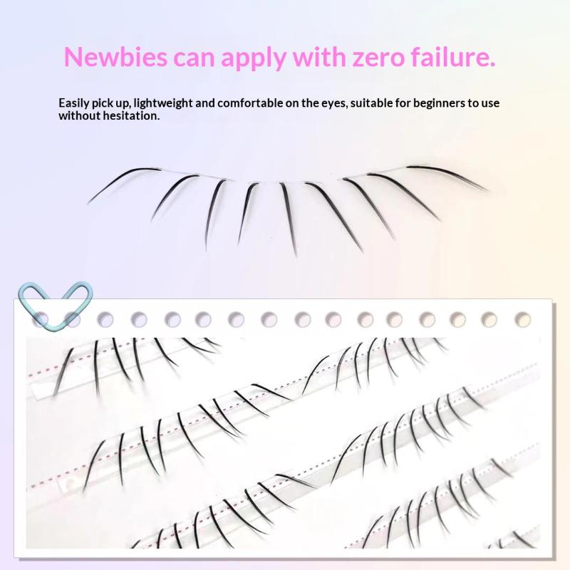 1 Set Comic Lower Lash Extensi - Eyelash Extension With Glue reseña y precio