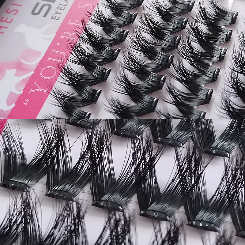 SEEDEW 3D V-shaped Thick False - Eyelash Extension With Glue reseña y precio