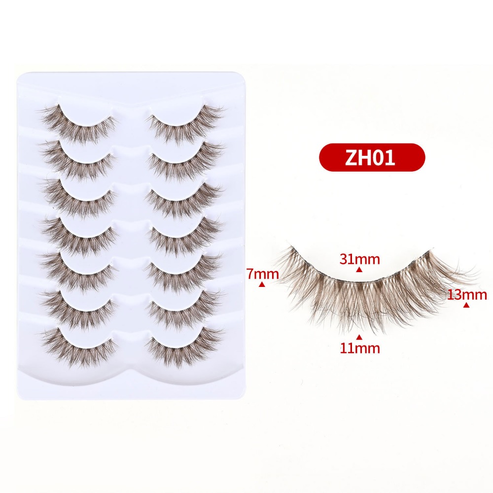 7 Pairs Simulation Eye Eyelash - Eyelash Extension Cat Eye Wispy reseña y precio