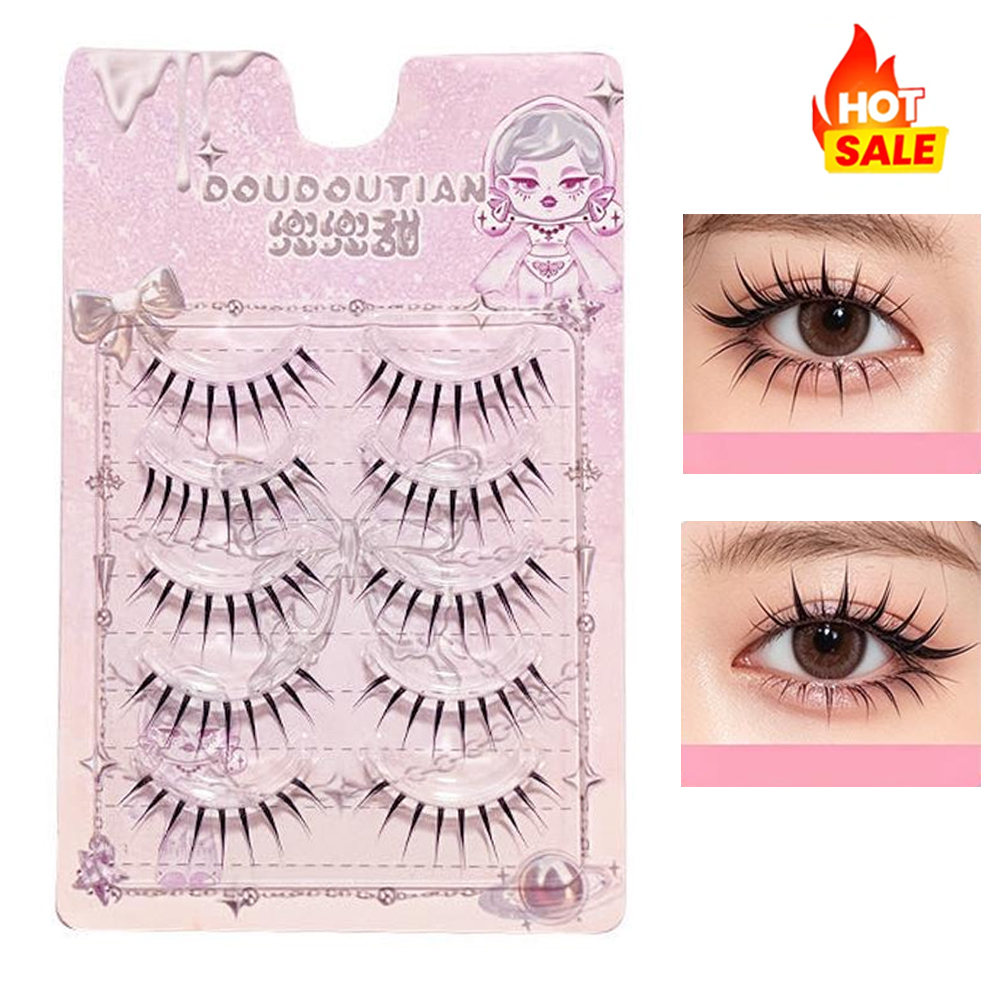 5 Pairs Natural False Eyelashe - Eyelash Extension Japanese Style reseña y precio
