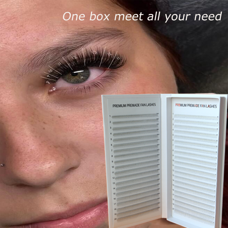 800/1600 Fans Narrow Premade L - Eyelash Extension Human Hair reseña y precio