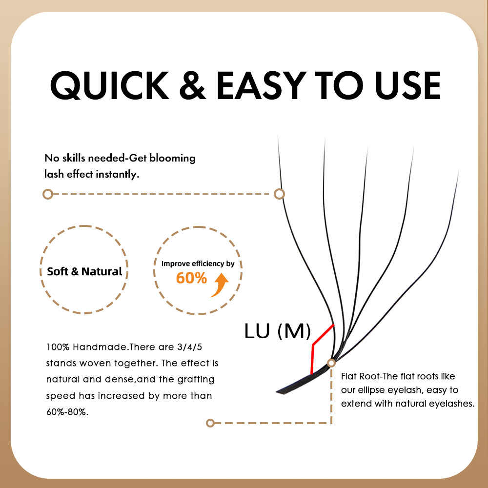 MASSCAKU L LU M Curl YY/W Shap - Eyelash Extension Human Hair reseña y precio