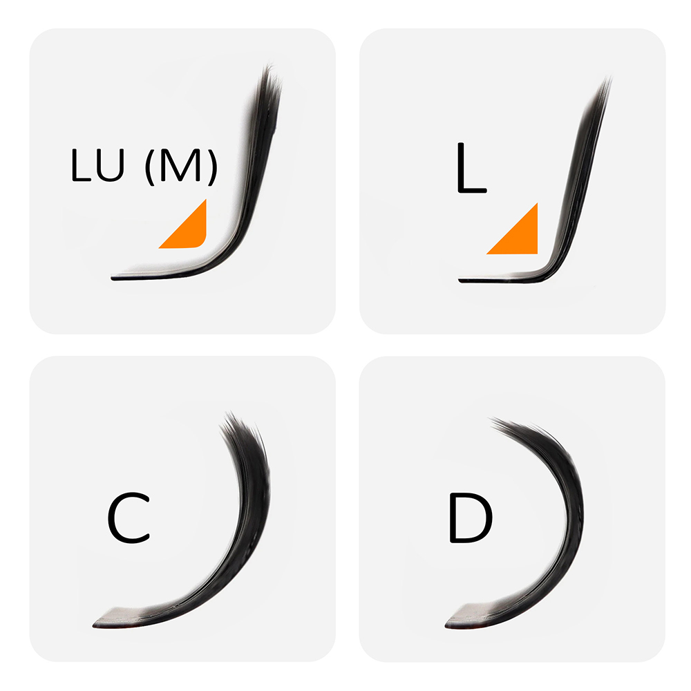 MASSCAKU L LU M Curl YY/W Shap - Eyelash Extension Human Hair reseña y precio