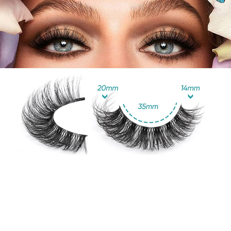 10 Pairs False Eyelashes 6D Su - Eyelash Extension Cat Eye Wispy reseña y precio