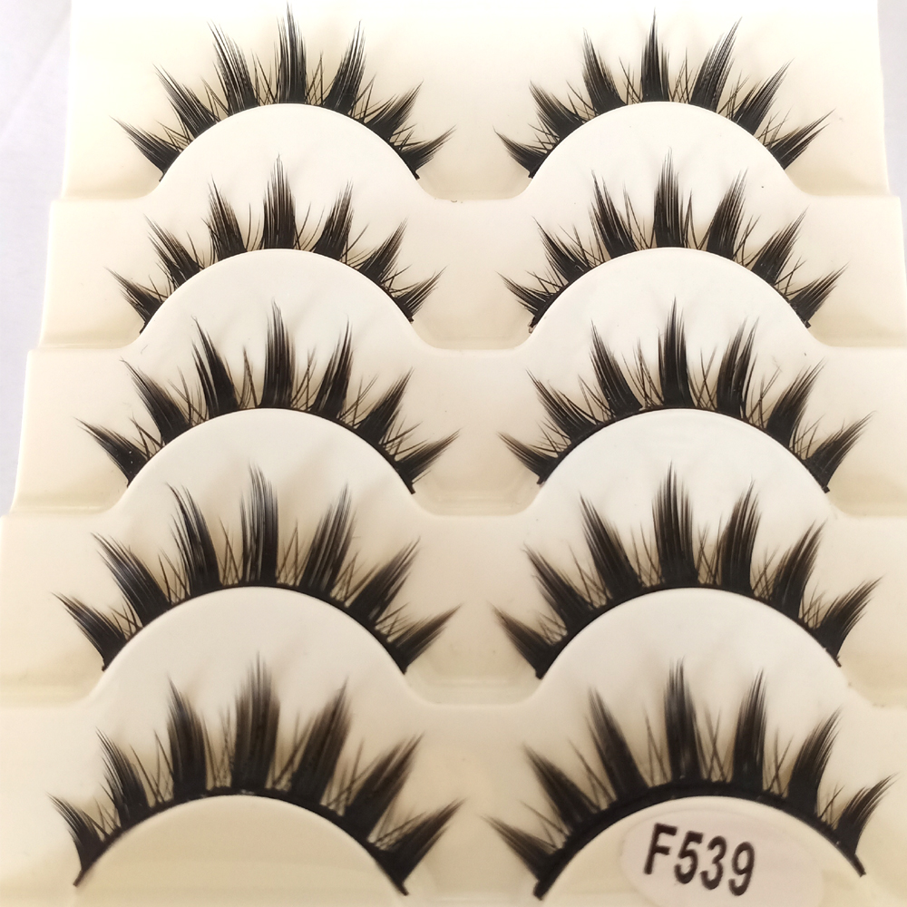 Natural Long Cosplay Makeup Cr - Eyelash Extension Cat Eye reseña y precio