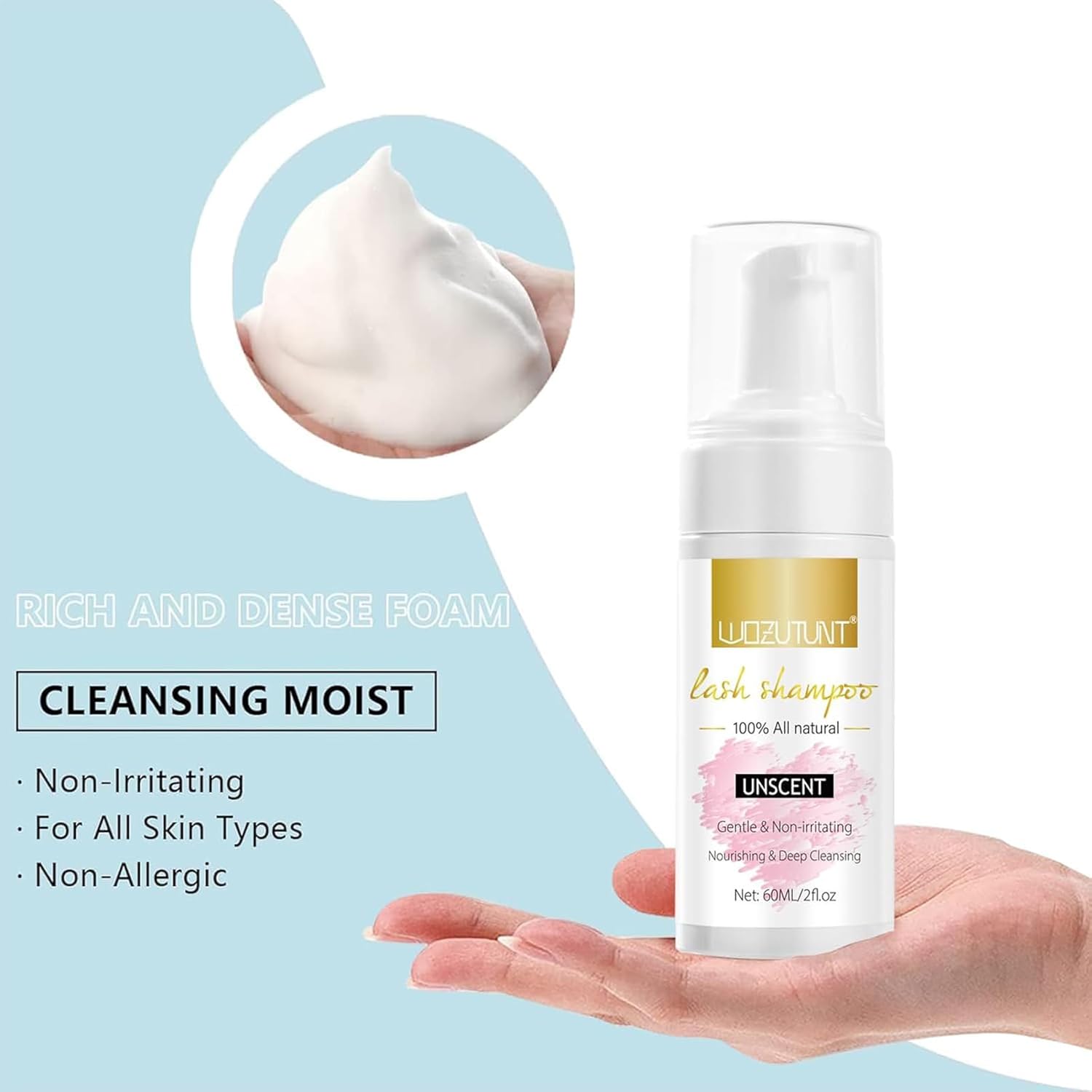 Eyelash Extension Shampoo Clea - Eyelash Extension Aftercare reseña y precio